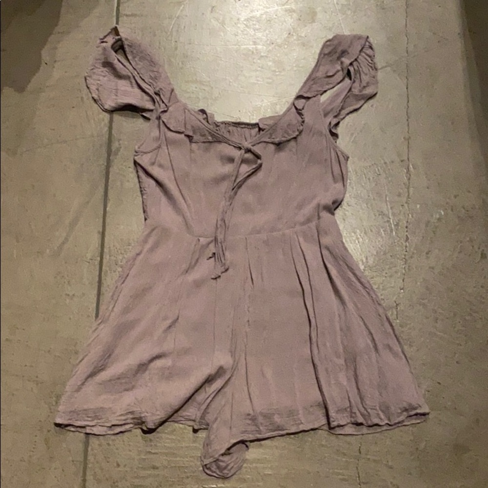 Urban Outfitters Lilac Romper with Pockets
